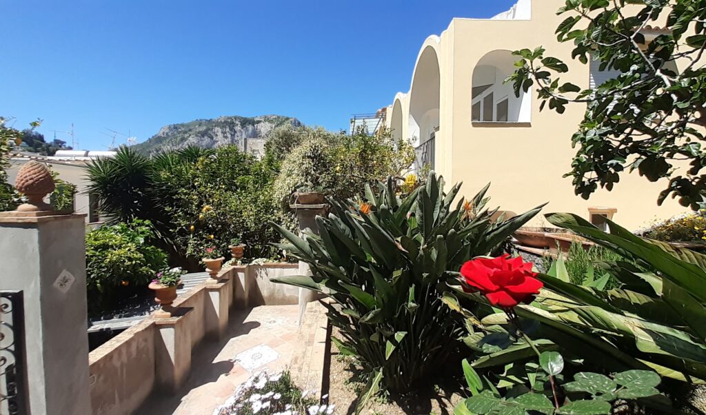 The Villa, in the heart of Capri, where classroom lessons take place