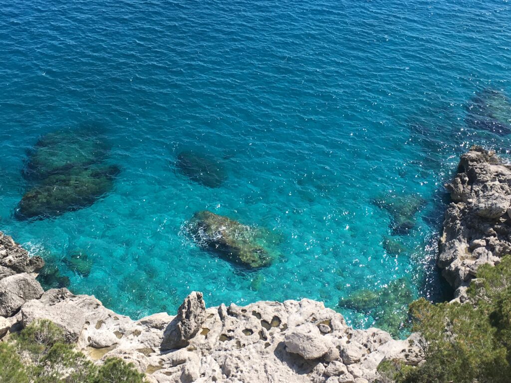 Capri's stunning water
